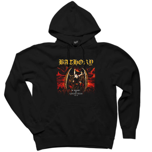 Bathory In Memory of Quorthon Siyah Kapşonlu Sweatshirt Hoodie