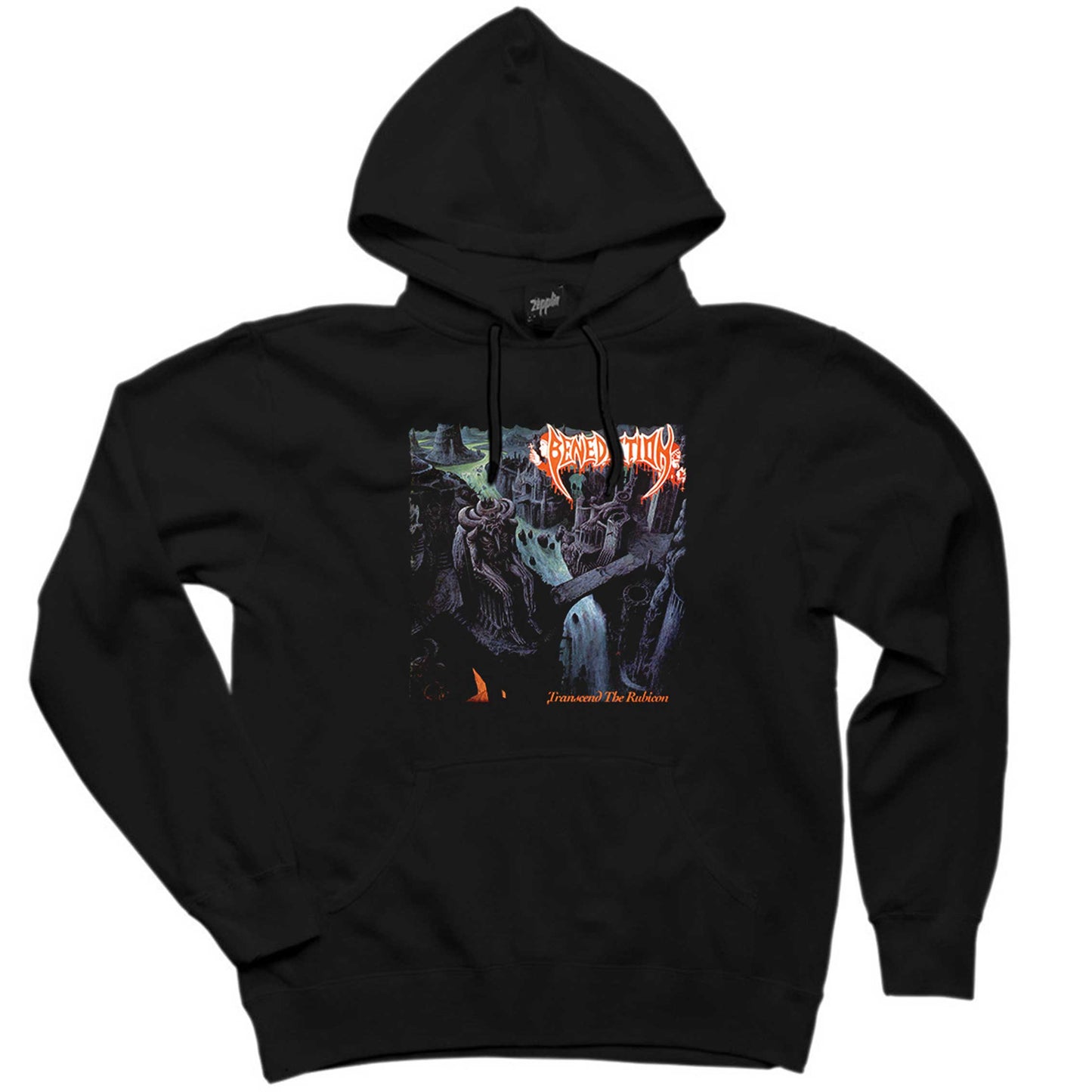Benediction Transcend the Rubico Siyah Kapşonlu Sweatshirt Hoodie