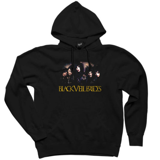 Black Veil Brides Grup Siyah Kapşonlu Sweatshirt Hoodie