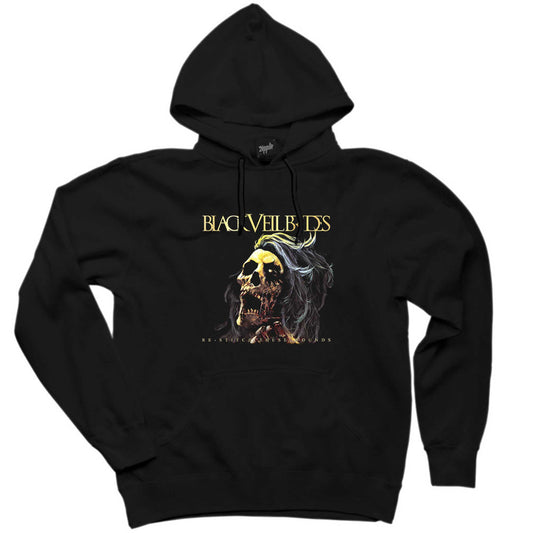 Black Veil Brides Re Stitch These Wounds Siyah Kapşonlu Sweatshirt Hoodie