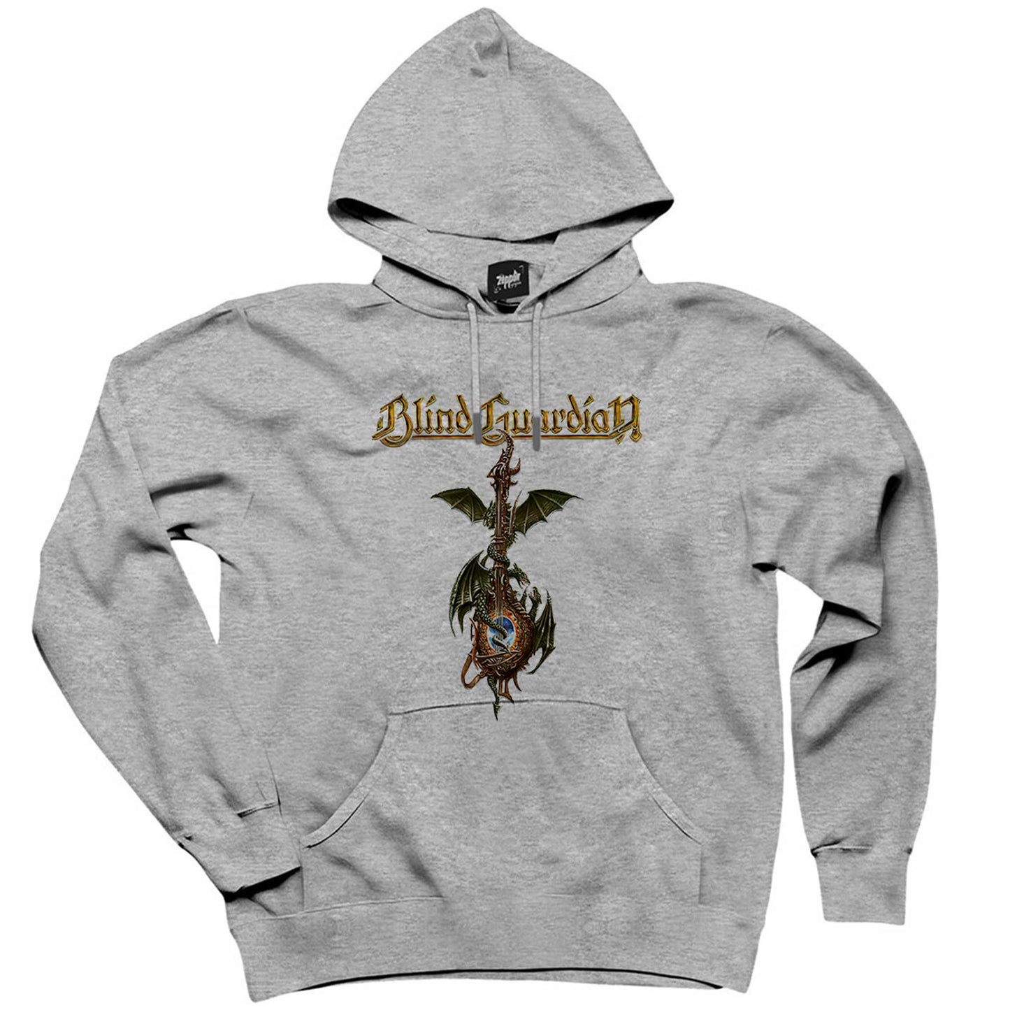 Blind Guardian Imaginations From the Other Side Gri Kapşonlu Sweatshirt Hoodie