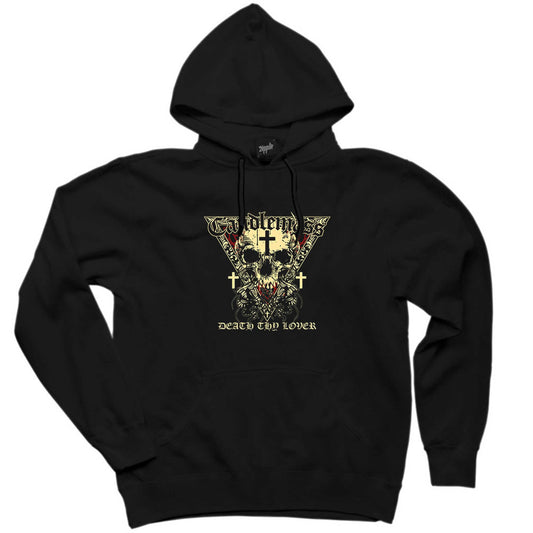 Candlemass Death Thy Lover Siyah Kapşonlu Sweatshirt Hoodie