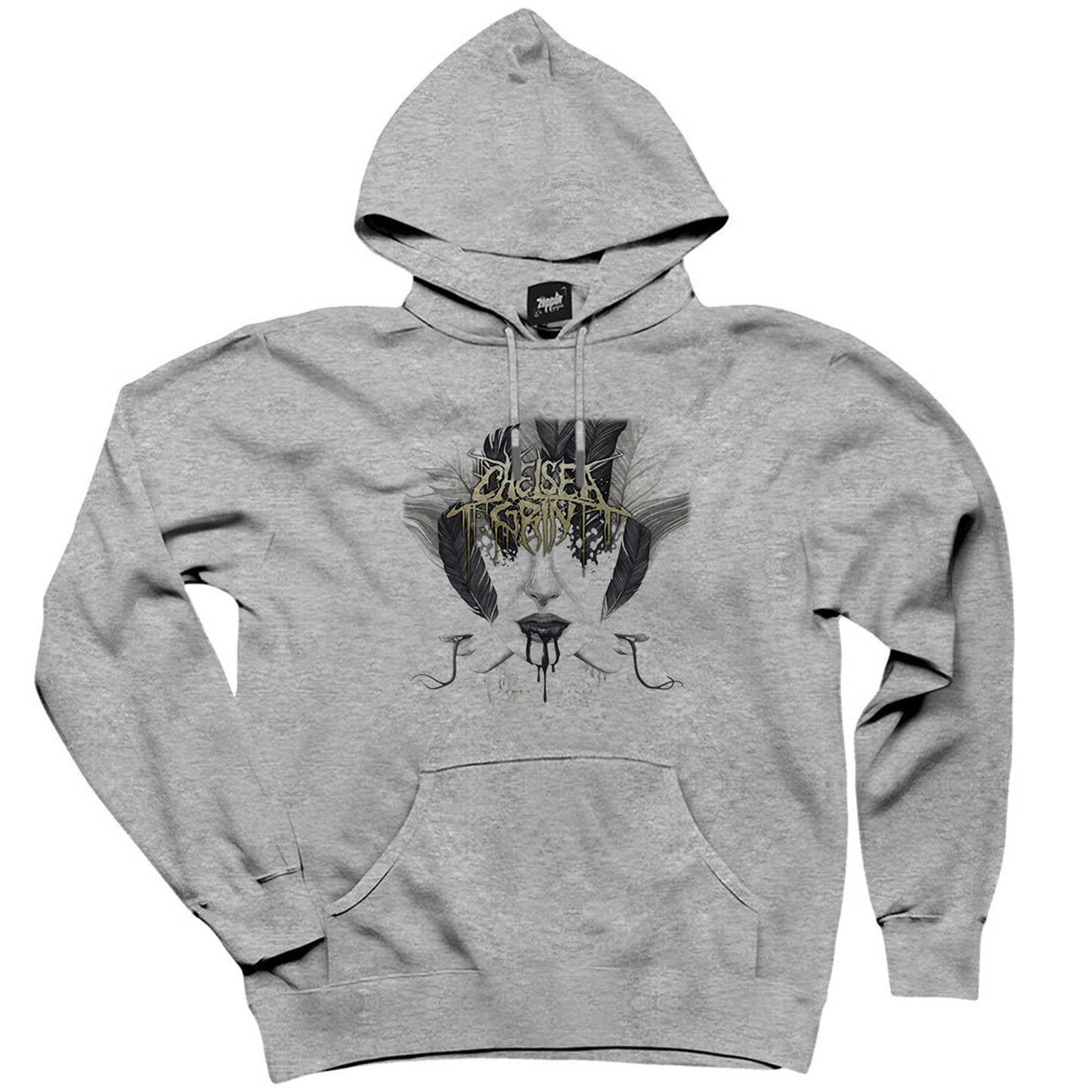 Chelsea Grin Ashes to Ashes Gri Kapşonlu Sweatshirt Hoodie