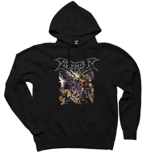 Dismember Where İroncrosses Grow Siyah Kapşonlu Sweatshirt Hoodie
