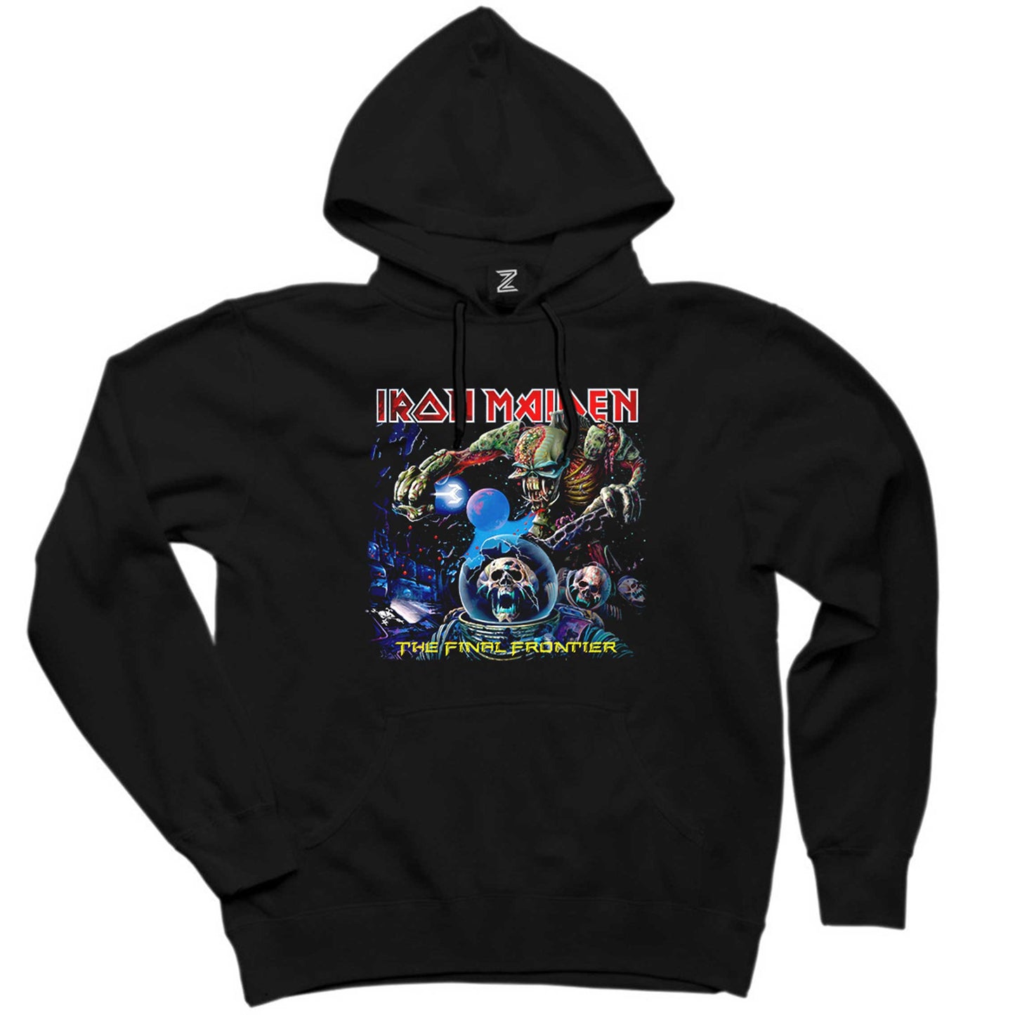 Iron Maiden The Final Frontier Siyah Kapşonlu Sweatshirt Hoodie