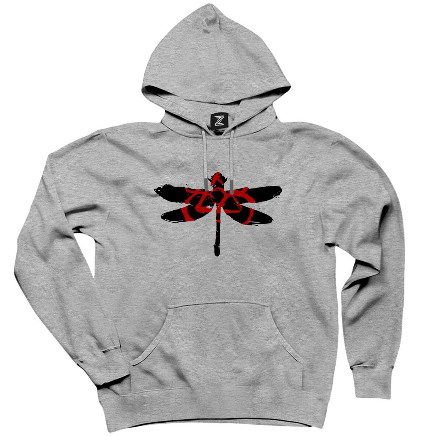 Coheed and Cambria Butterfly 2 Gri Kapşonlu Sweatshirt Hoodie