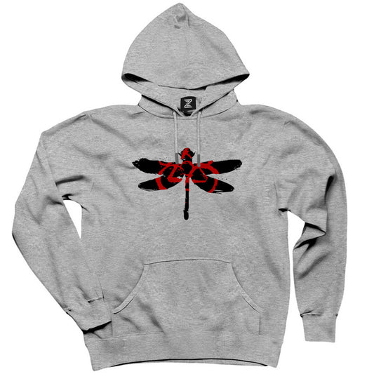 Coheed and Cambria Butterfly 2 Gri Kapşonlu Sweatshirt Hoodie