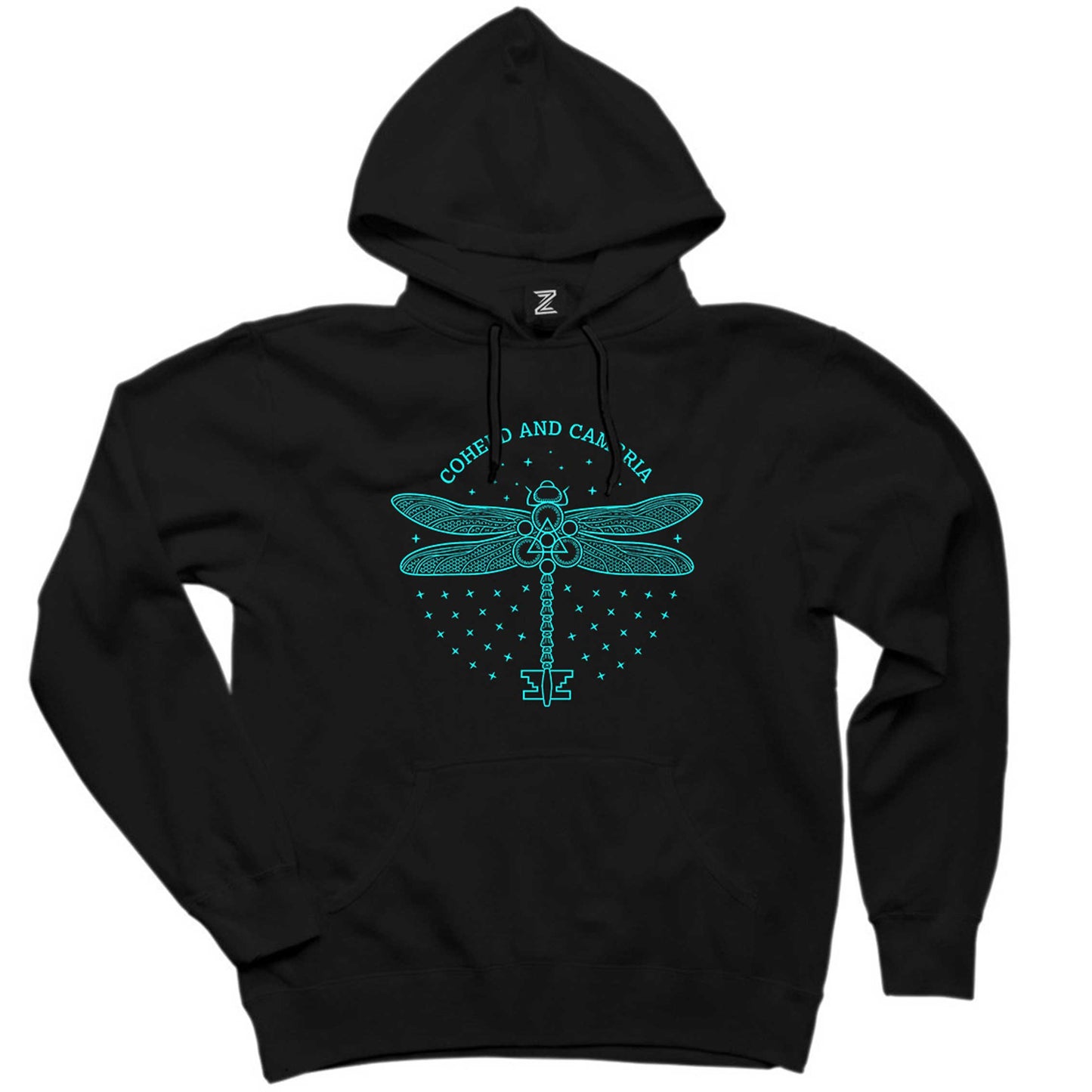Coheed and Cambria Butterfly Siyah Kapşonlu Sweatshirt Hoodie