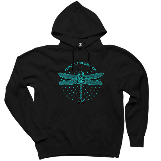 Coheed and Cambria Butterfly Siyah Kapşonlu Sweatshirt Hoodie