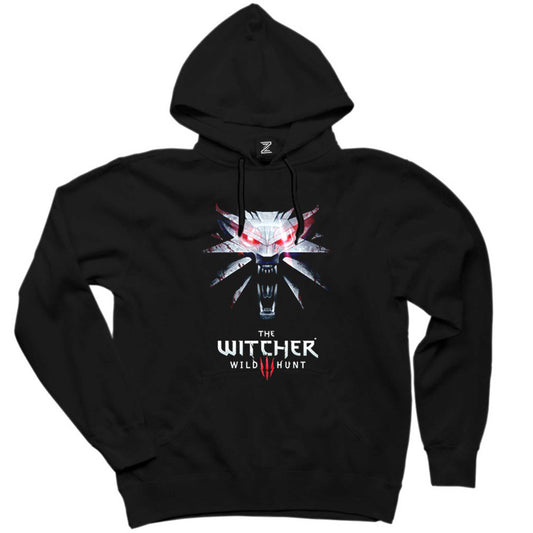 The Witcher Wild Siyah Kapşonlu Sweatshirt Hoodie