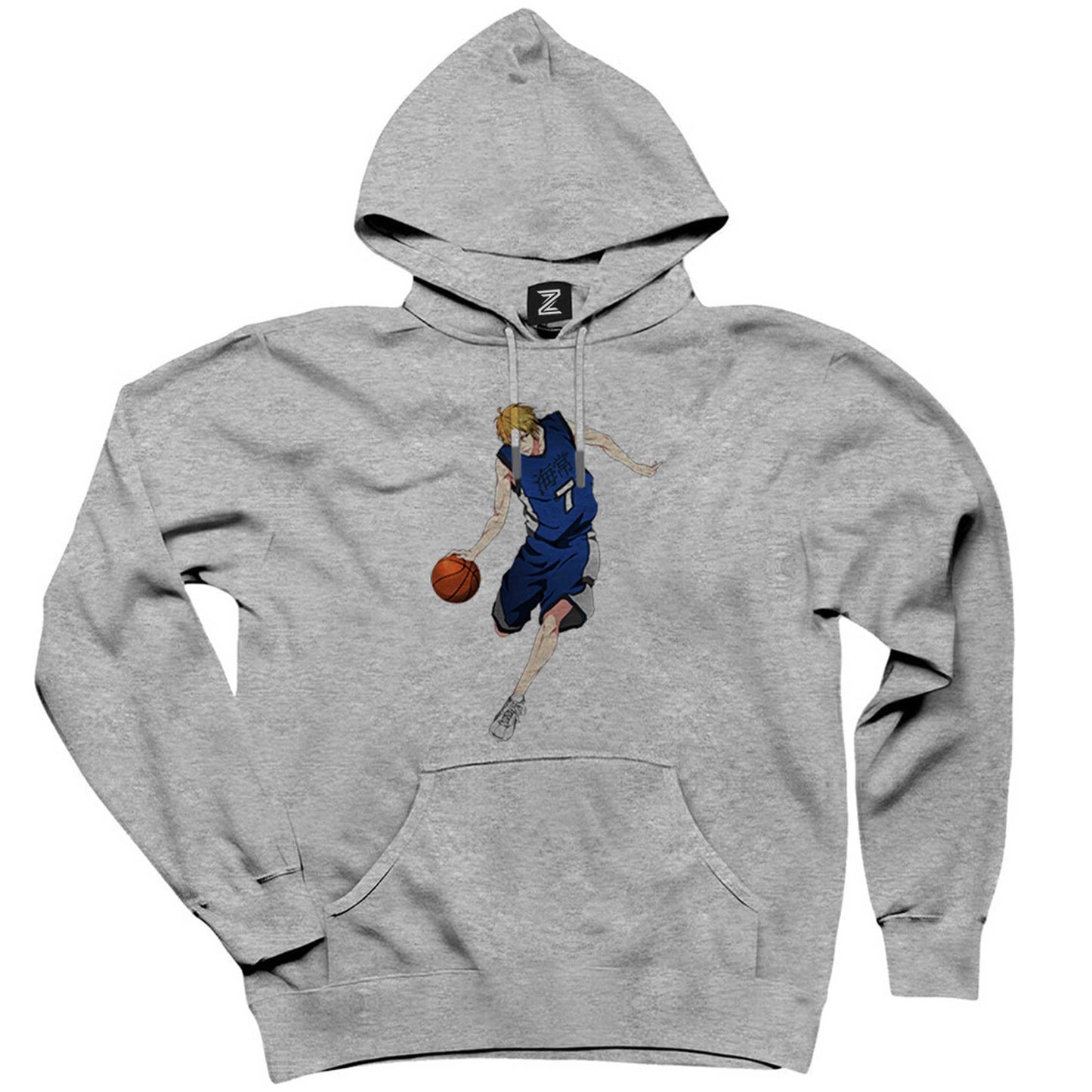 Anime 7 Baller Gri Kapşonlu Sweatshirt Hoodie