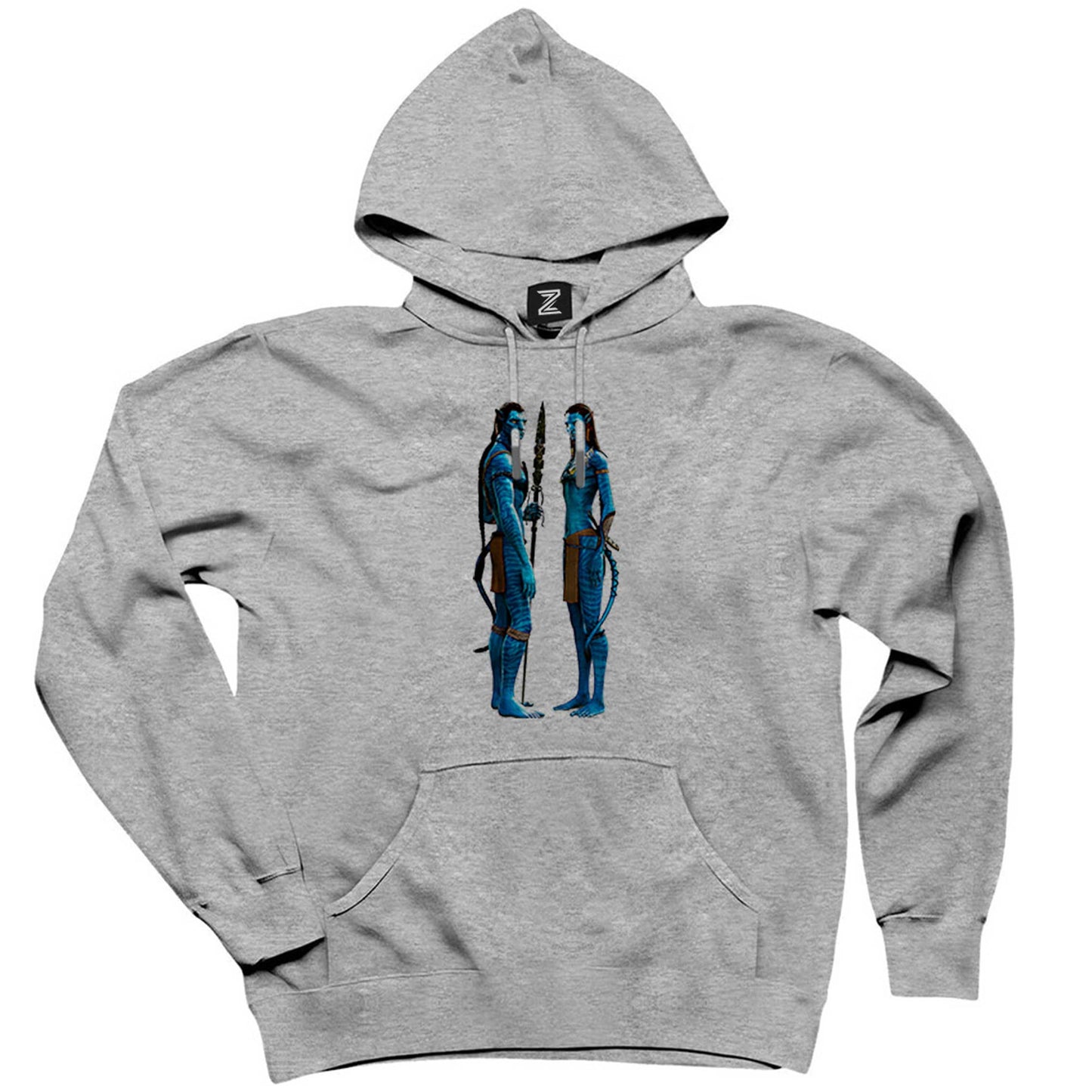 Avatar The Way Of Water Neytiri And Gri Kapşonlu Sweatshirt Hoodie