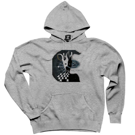 Arcturus Arcturian Gri Kapşonlu Sweatshirt Hoodie
