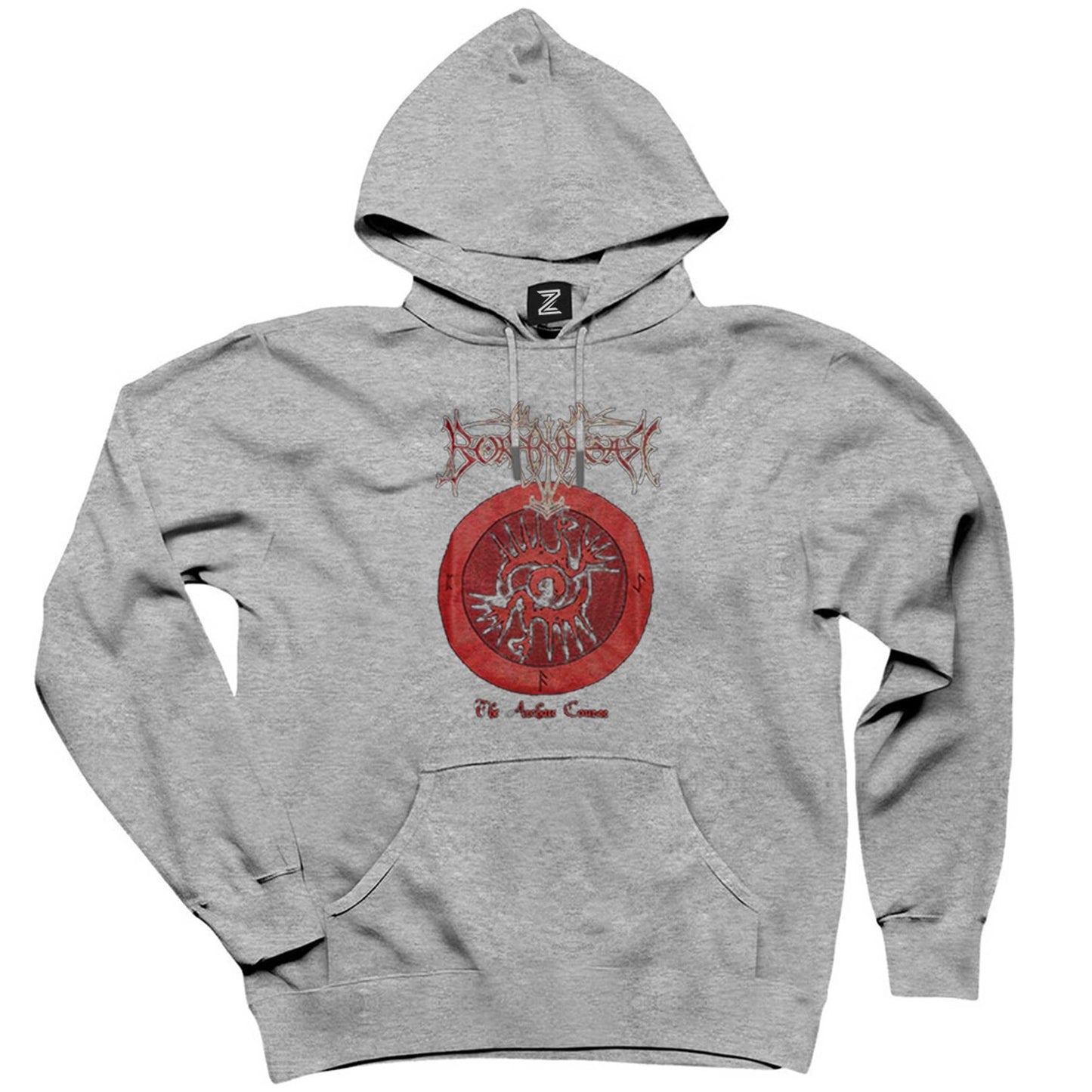 Borknagar The Archaic Course Gri Kapşonlu Sweatshirt Hoodie