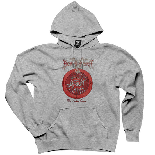 Borknagar The Archaic Course Gri Kapşonlu Sweatshirt Hoodie