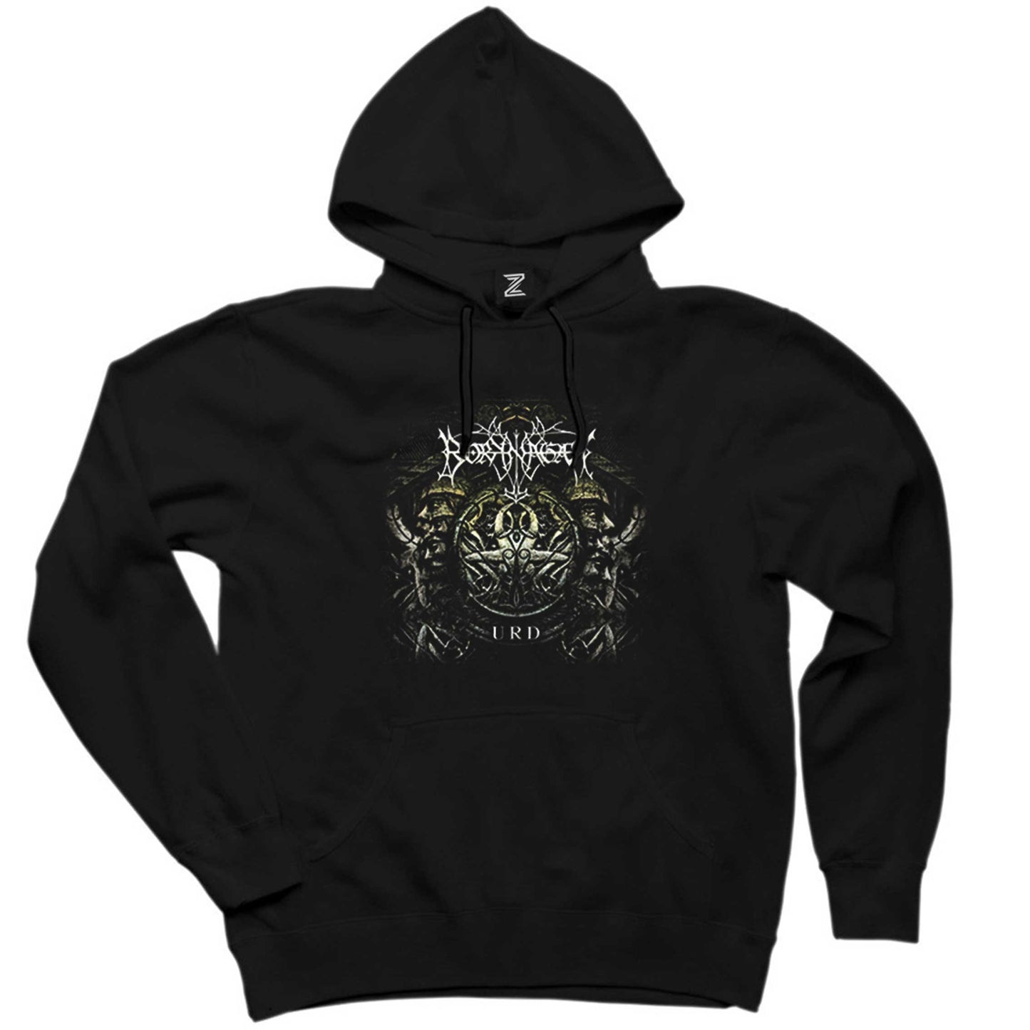Borknagar Urd Siyah Kapşonlu Sweatshirt Hoodie