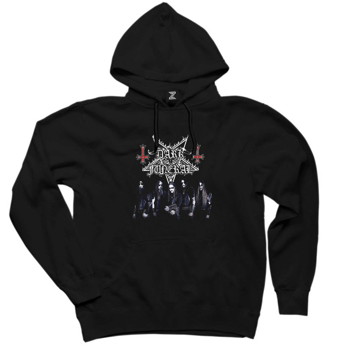 Dark Funeral Grup Face Siyah Kapşonlu Sweatshirt Hoodie