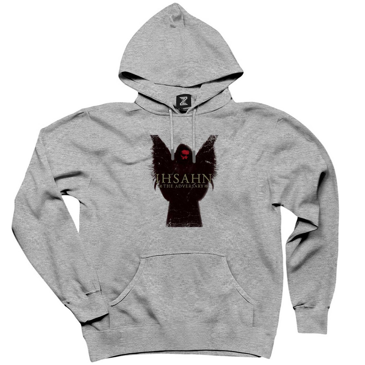 Ihsahn The Adversary Gri Kapşonlu Sweatshirt Hoodie