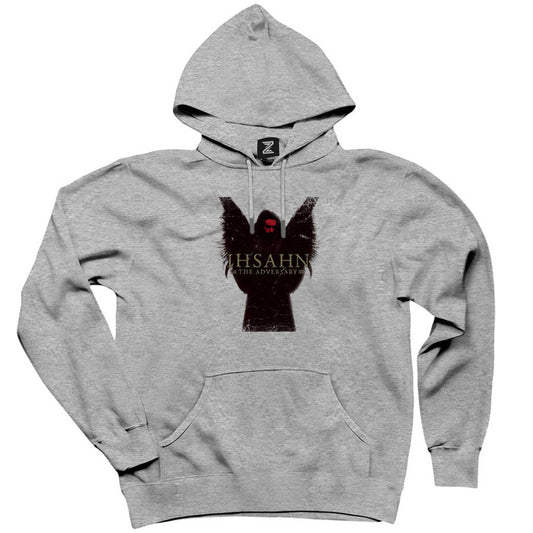 Ihsahn The Adversary Gri Kapşonlu Sweatshirt Hoodie