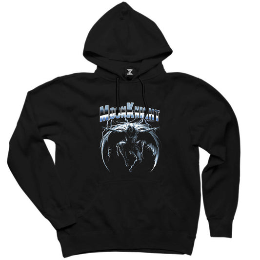 Moon Knight Lightning And Rain Siyah Kapşonlu Sweatshirt Hoodie
