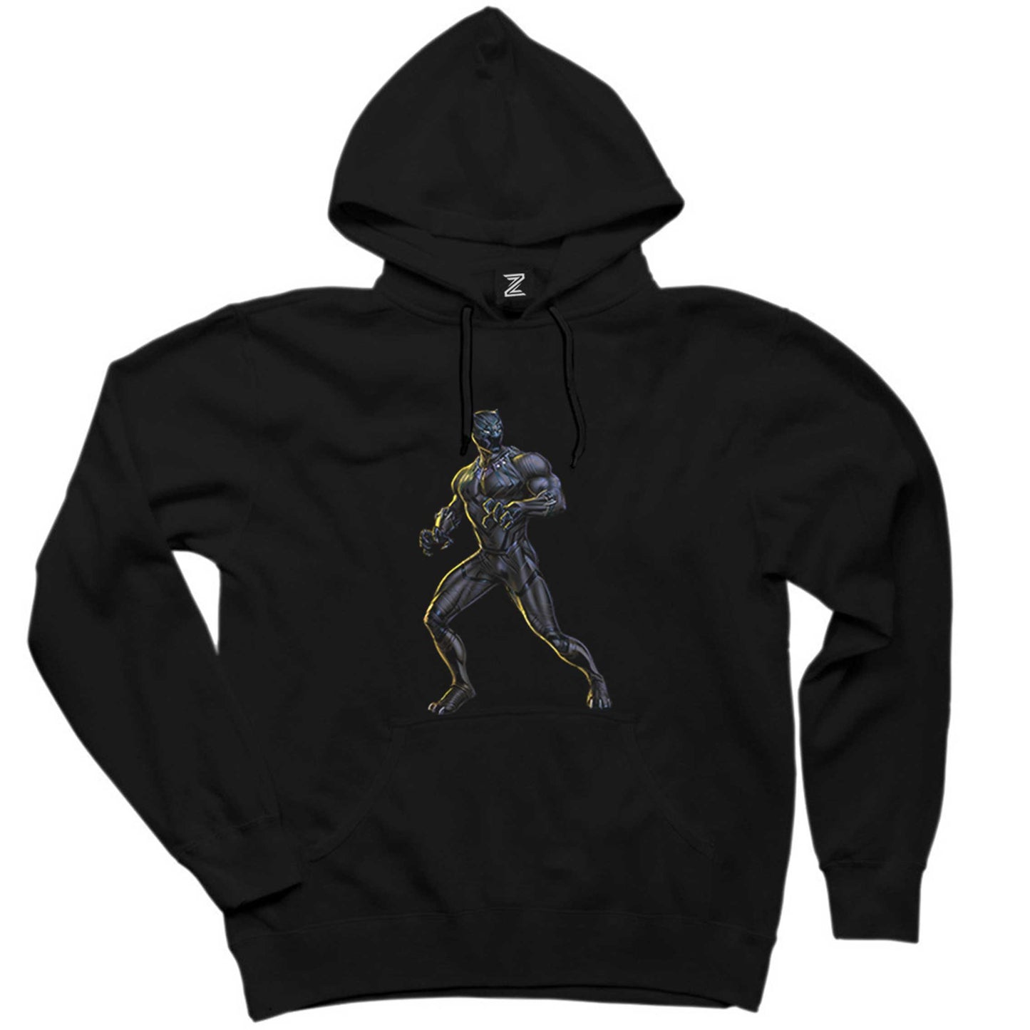 Black Panter Gold Siyah Kapşonlu Sweatshirt Hoodie