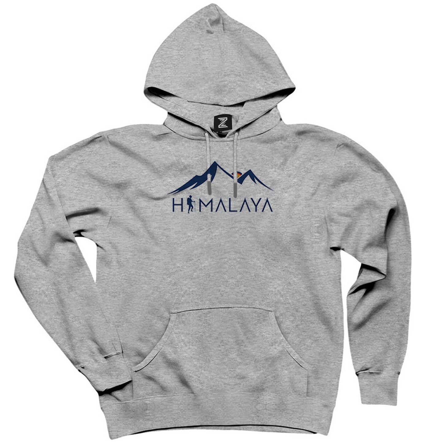 Himalaya Adventure Gri Kapşonlu Sweatshirt Hoodie