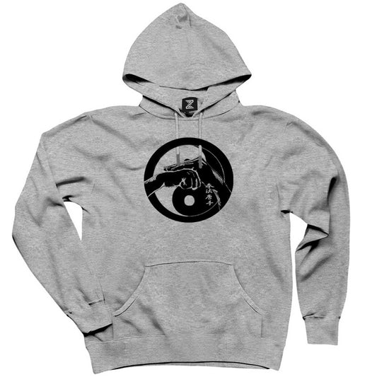 Shorin Ryu Karete Art Gri Kapşonlu Sweatshirt Hoodie