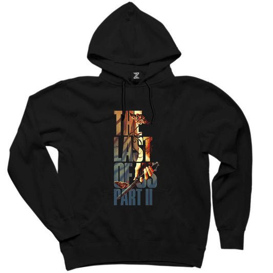 The Last Of Us 2 Butterfly Siyah Kapşonlu Sweatshirt Hoodie