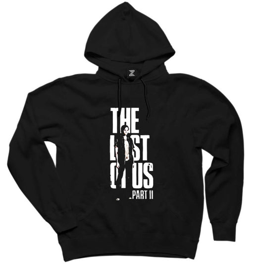 The Last Of Us Ellie Gamers Siyah Kapşonlu Sweatshirt Hoodie