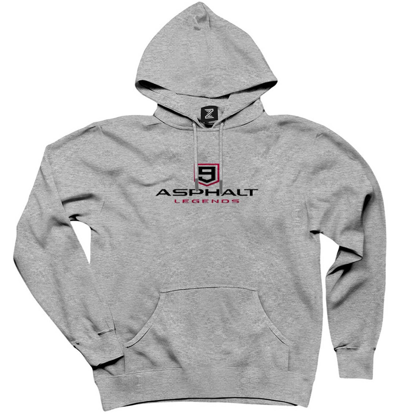 Asphalt 9 Legends Text Gri Kapşonlu Sweatshirt Hoodie