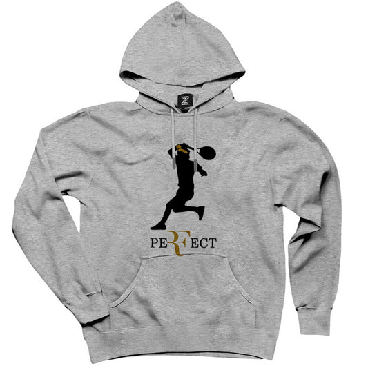 Rafael Nadal Perfect Gri Kapşonlu Sweatshirt Hoodie