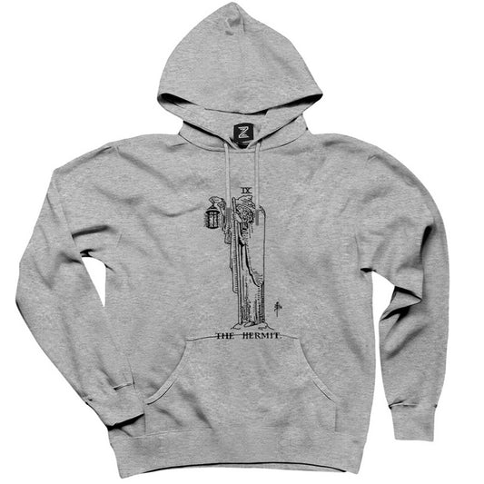 Led Zeppelin The Hermit Gri Kapşonlu Sweatshirt Hoodie