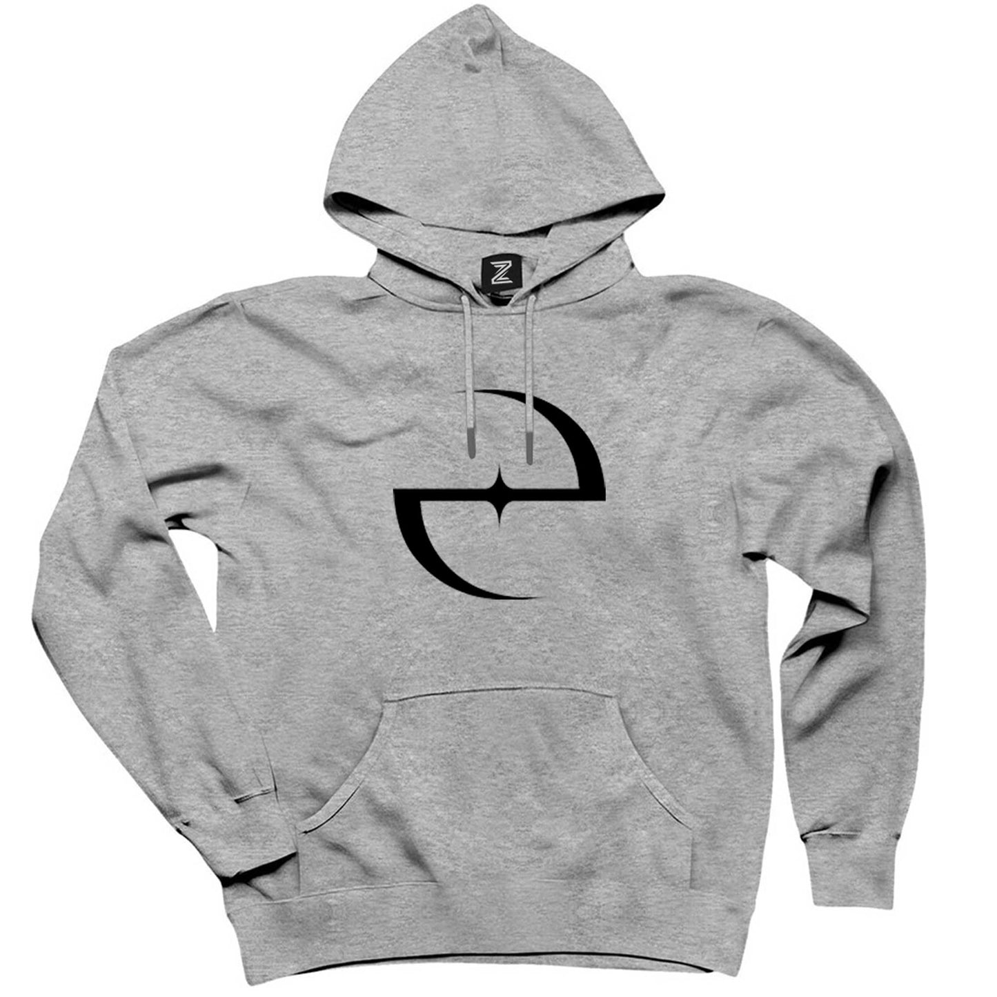 Evanescence Classic Logo Gri Kapşonlu Sweatshirt Hoodie