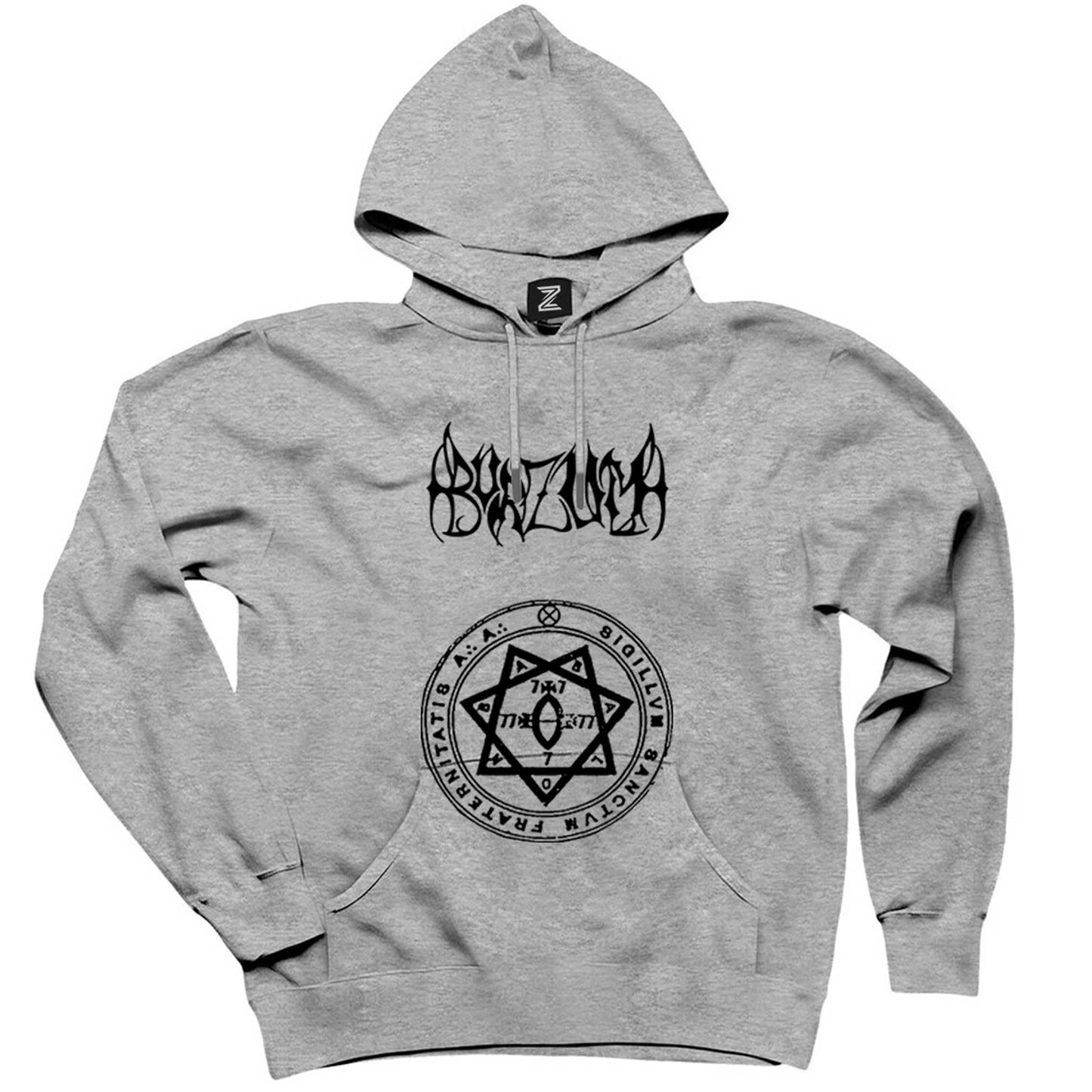 Burzum Demo ii Gri Kapşonlu Sweatshirt Hoodie