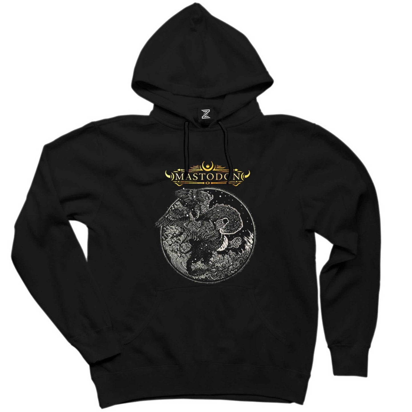 Mastodon Cold Dark Place Siyah Kapşonlu Sweatshirt Hoodie