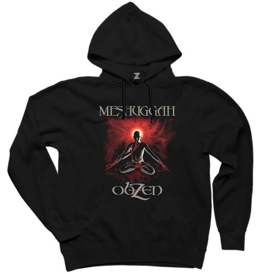 Meshuggah Obzen Siyah Kapşonlu Sweatshirt Hoodie