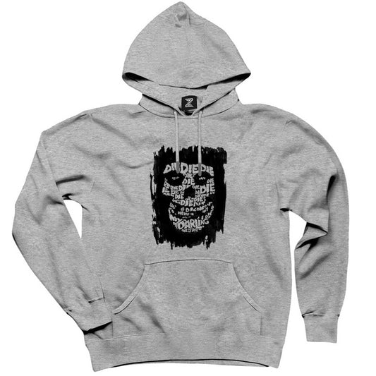Misfits Die Die My Darling Gri Kapşonlu Sweatshirt Hoodie
