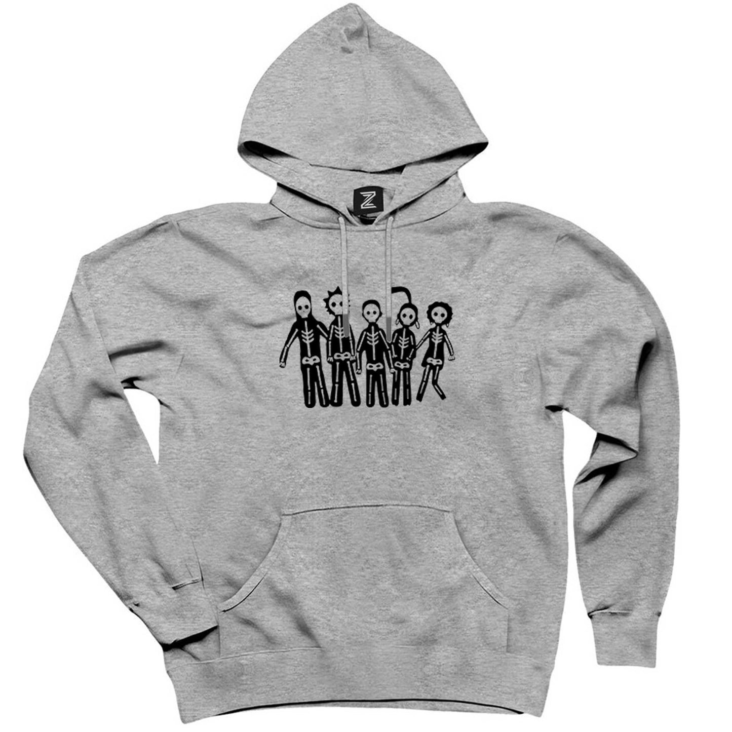 Misfits Lightning Gri Kapşonlu Sweatshirt Hoodie