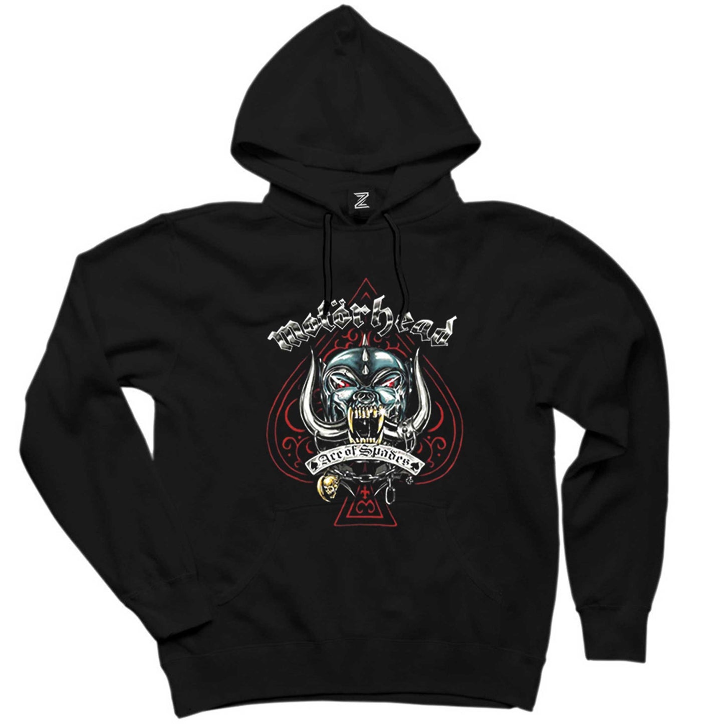 Motörhead Ace of Spades Siyah Kapşonlu Sweatshirt Hoodie