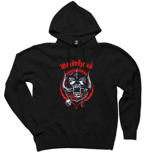 Motörhead Everything Louder Siyah Kapşonlu Sweatshirt Hoodie