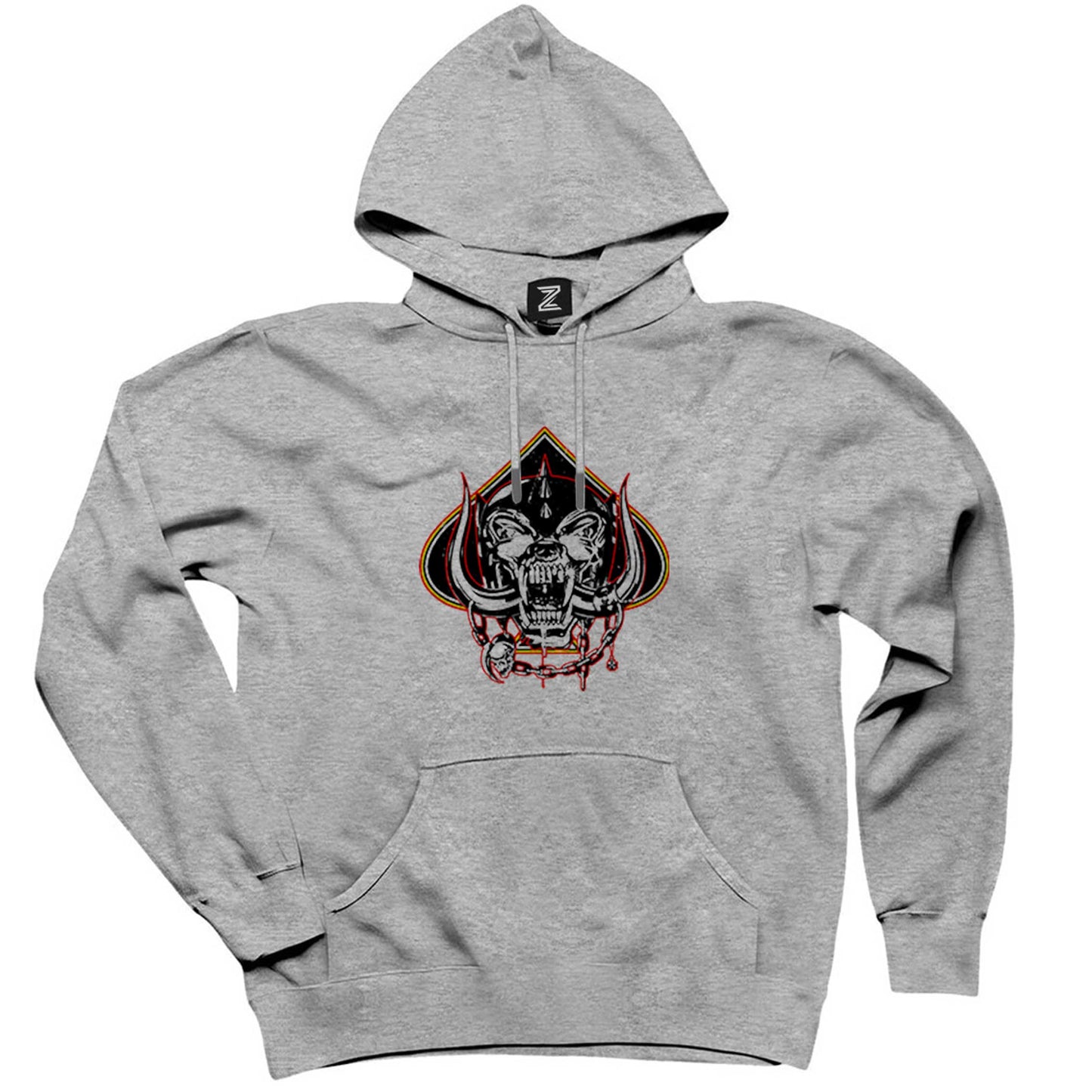Motörhead Were An English Gri Kapşonlu Sweatshirt Hoodie