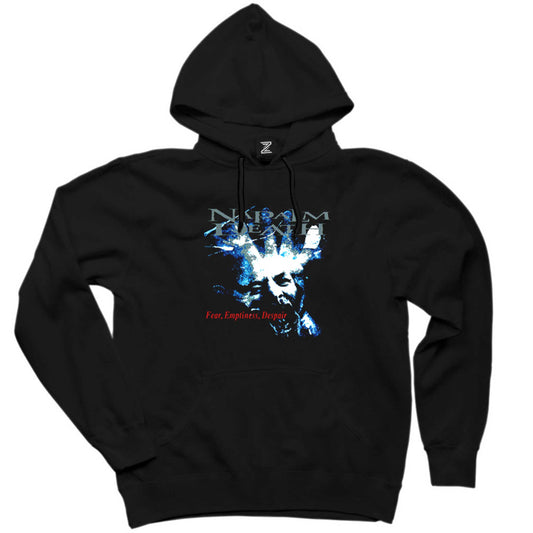 Napalm Death Fear Emptine Siyah Kapşonlu Sweatshirt Hoodie