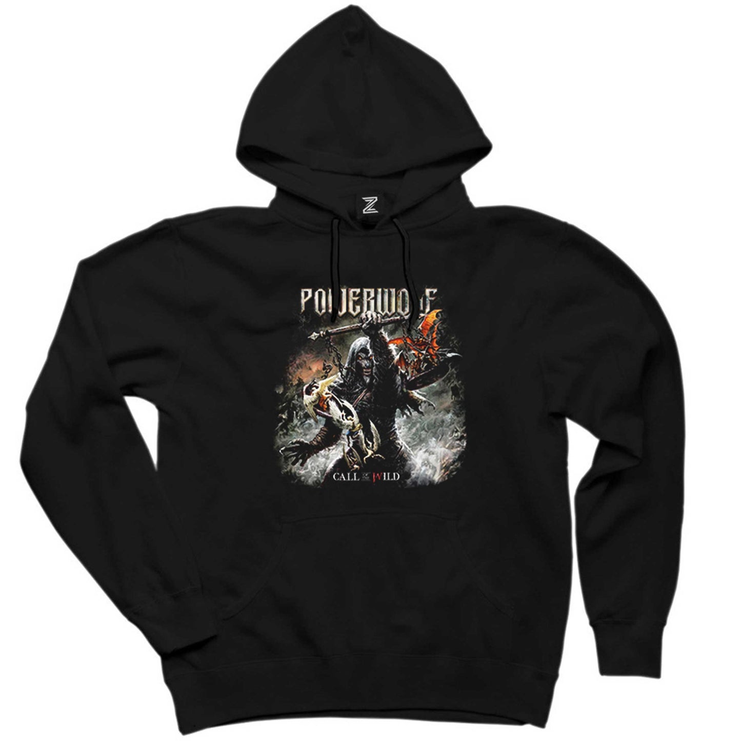 Powerwolf Call of The Wild Siyah Kapşonlu Sweatshirt Hoodie