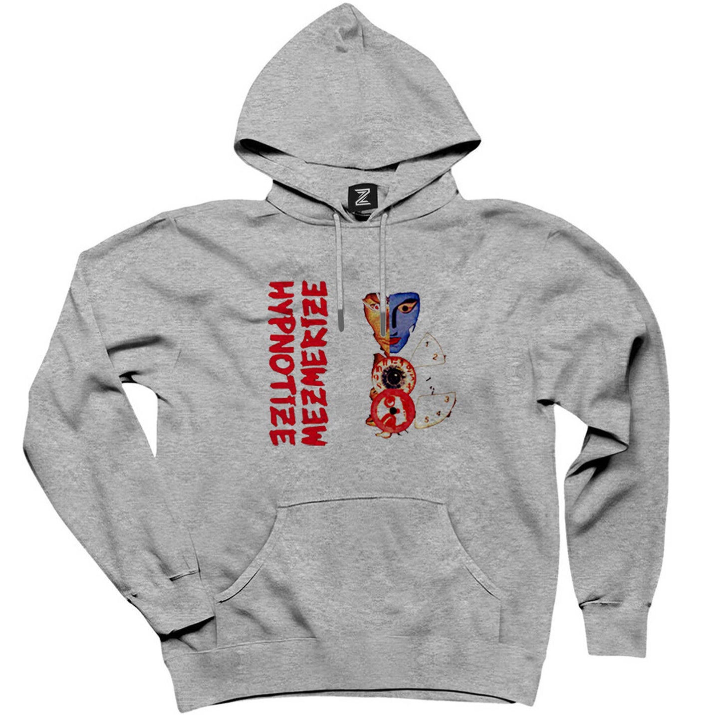 System of a Down Hypnotize Mezmerize Gri Kapşonlu Sweatshirt Hoodie