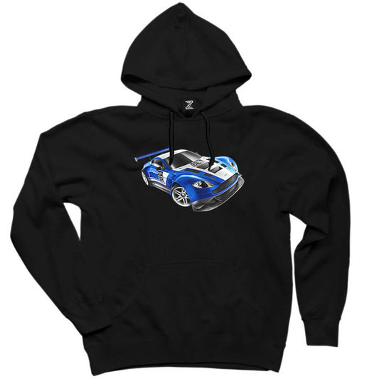 Aston Martin DBS Siyah Kapşonlu Sweatshirt Hoodie