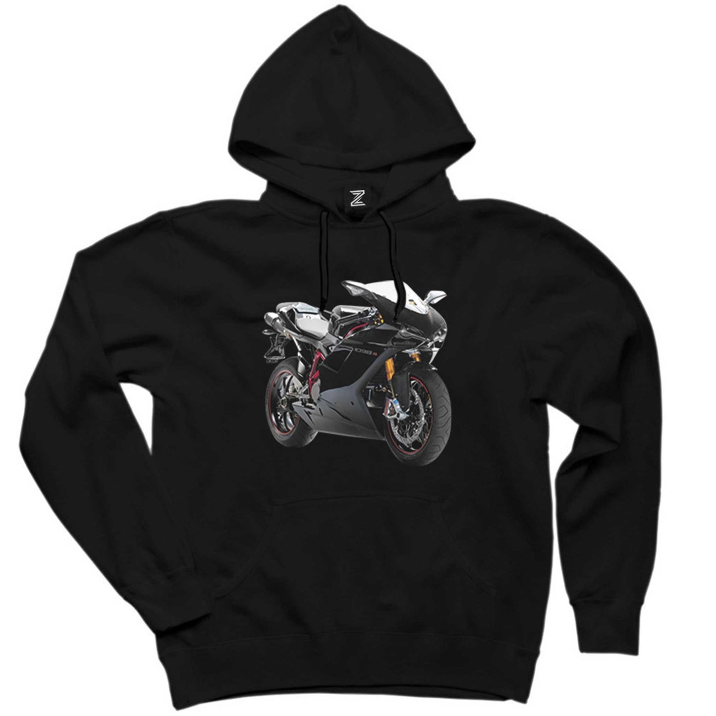 Ducati 1098 Siyah Kapşonlu Sweatshirt Hoodie