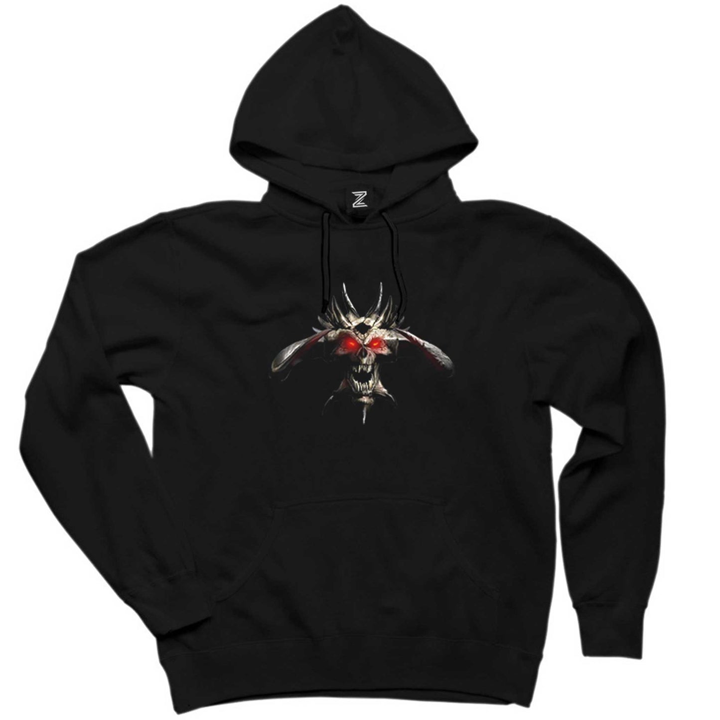 Diablo Hellfire DiabloII Siyah Kapşonlu Sweatshirt Hoodie