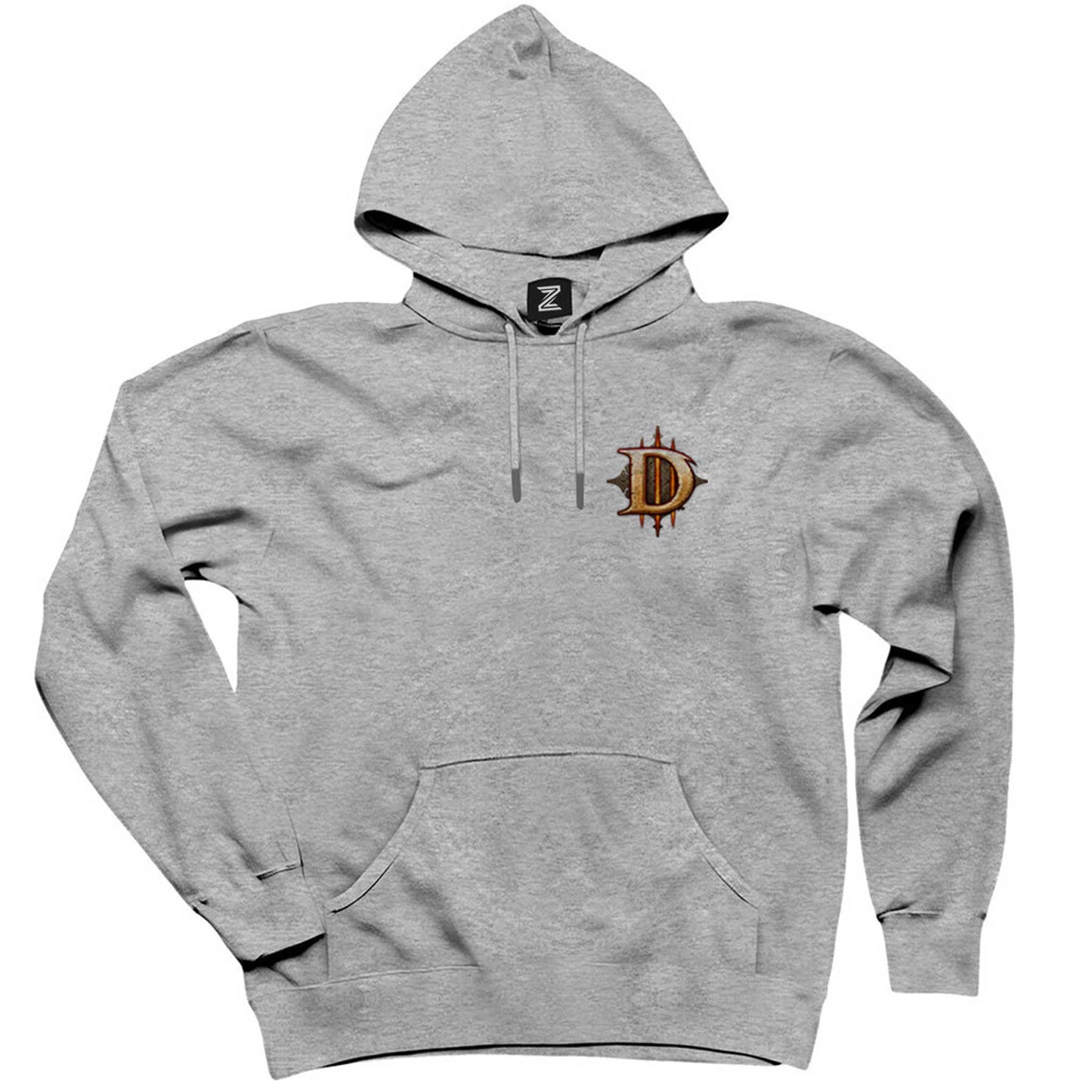 Diablo III Ruhların Meleği Gri Kapşonlu Sweatshirt Hoodie