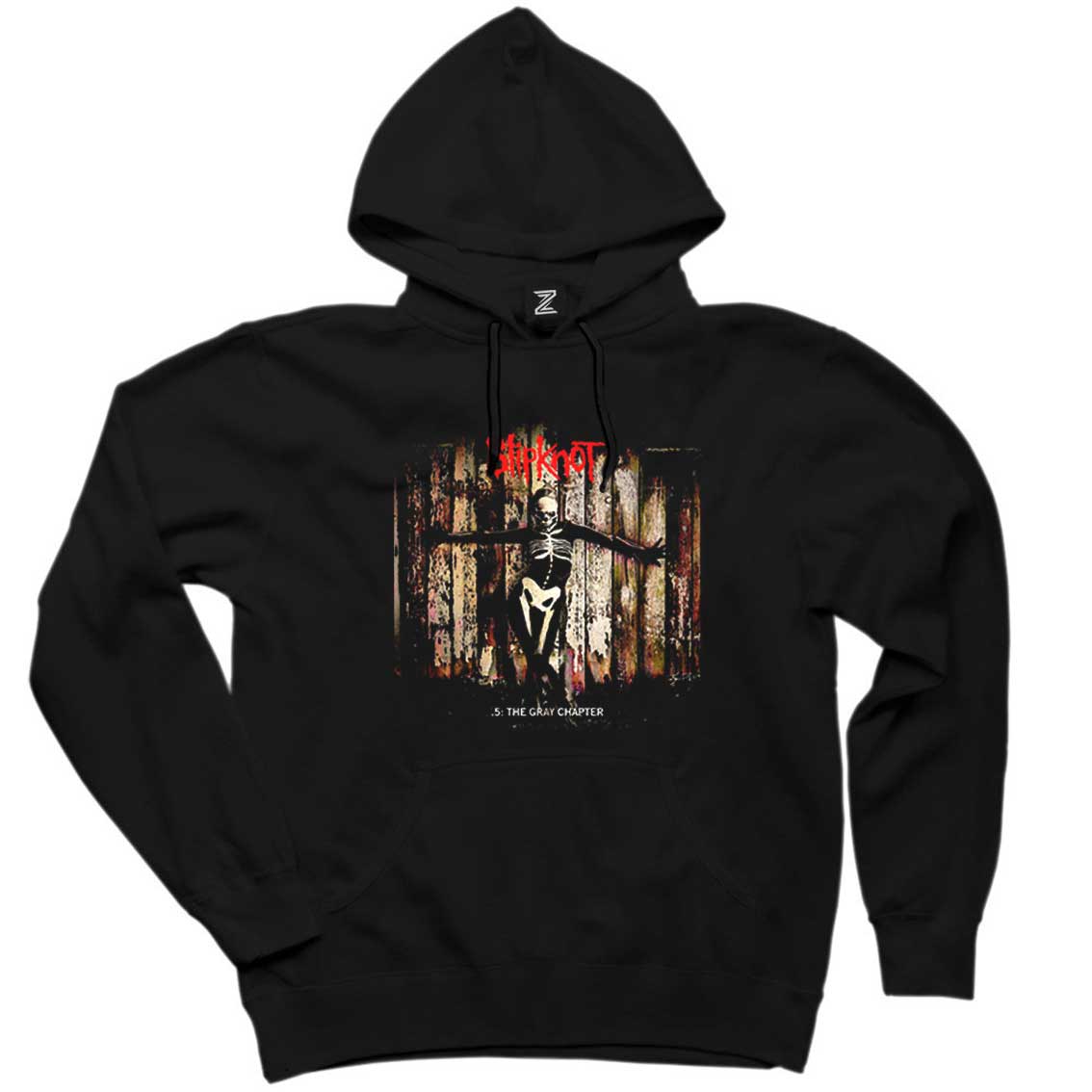 Slipknot 5 The Gray Chapter Siyah Kapşonlu Sweatshirt Hoodie