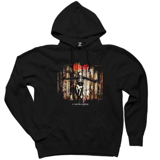 Slipknot 5 The Gray Chapter Siyah Kapşonlu Sweatshirt Hoodie